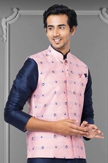 Picture of Classy Pink Colored Designer Menswear Jacket