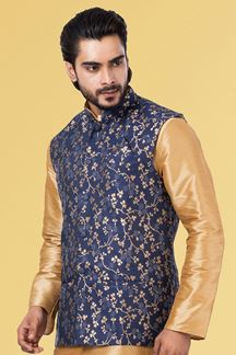 Picture of Vibrant Blue Colored Designer Menswear Jacket