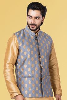 Picture of Artistic Lilac Colored Designer Menswear Jacket