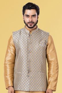 Picture of Exquisite Grey Colored Designer Menswear Jacket