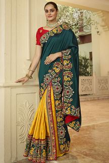 Picture of Exquisite Multi Colored Designer Saree