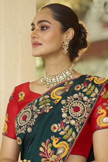 Picture of Exquisite Multi Colored Designer Saree