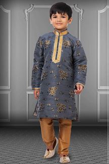 Picture of Dashing Grey Colored Designer Kids wear