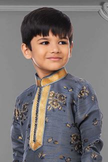 Picture of Dashing Grey Colored Designer Kids wear