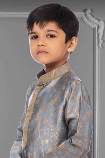 Picture of Classy Grey Colored Designer Kids wear