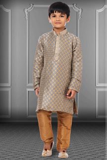 Picture of Charming Grey Colored Designer Kids wear