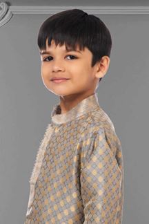 Picture of Charming Grey Colored Designer Kids wear