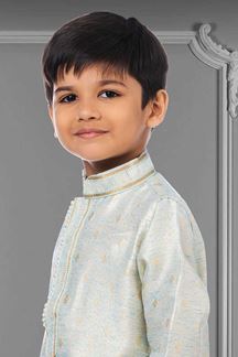 Picture of Enticing Sky Blue Colored Designer Kids wear