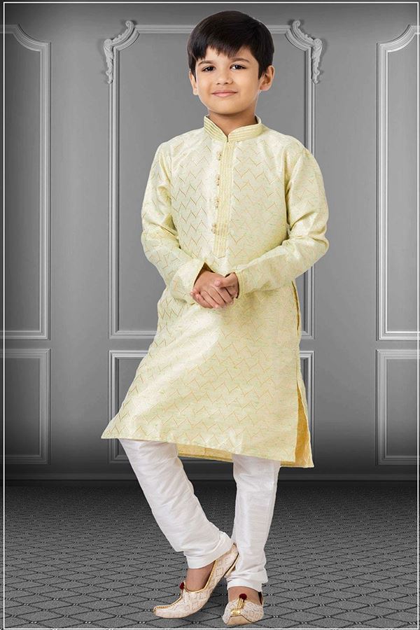 Picture of Royal Cream Colored Designer Kids wear