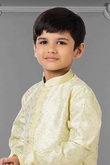 Picture of Royal Cream Colored Designer Kids wear