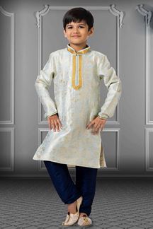 Picture of Spectacular Sky Blue Colored Designer Kids wear