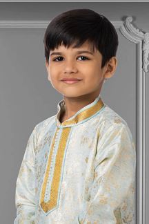 Picture of Spectacular Sky Blue Colored Designer Kids wear