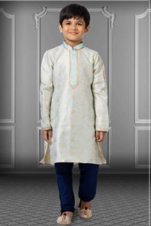 Picture of Stylish Sky Blue Colored Designer Kids wear