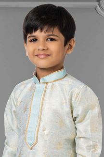 Picture of Stylish Sky Blue Colored Designer Kids wear