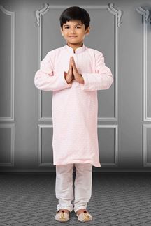 Picture of  Stylish Light Pink Colored Designer Kids wear
