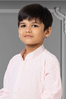 Picture of  Stylish Light Pink Colored Designer Kids wear