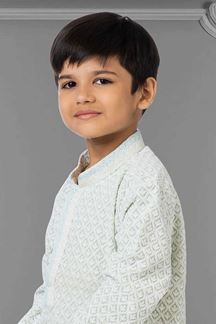 Picture of Dashing Lime Green Colored Designer Kids wear