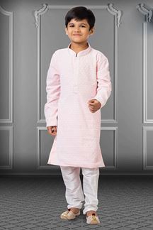 Picture of Fancy Light Pink Colored Designer Kids wear