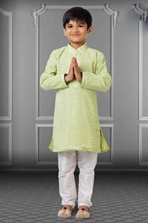 Picture of Appealing Pista Colored Designer Kids wear