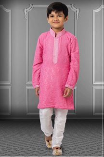 Picture of Majestic Pink Colored Designer Kids wear