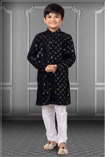 Picture of Amazing Black Colored Designer Kids wear