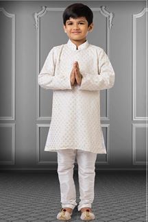 Picture of Charismatic Cream Colored Designer Kids wear