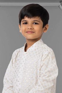 Picture of Charismatic Cream Colored Designer Kids wear