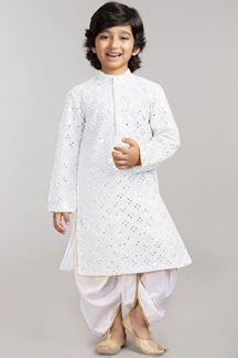 Picture of Charismatic White Colored Designer Kids wear
