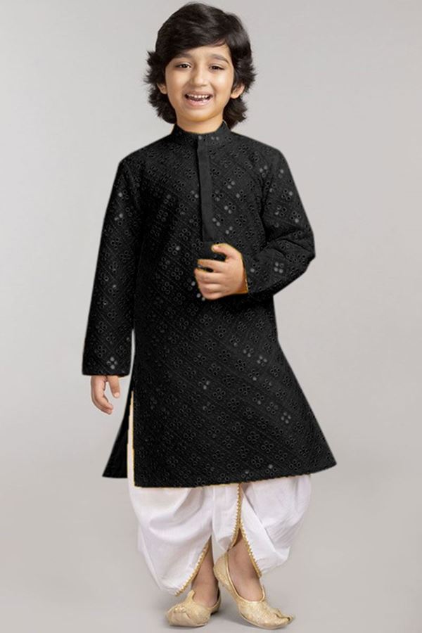 Picture of Stylish Black Colored Designer Kids wear