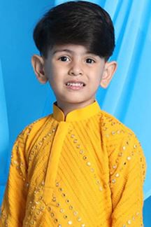 Picture of Dashing Mustard Colored Designer Kids wear