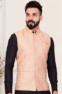 Picture of  Appealing Peach Colored Designer Menswear Jacket