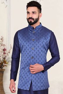 Picture of  Magnificent Blue Colored Designer Men's Wear Jacket