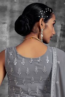 Picture of Stylish Grey Colored Designer Suit