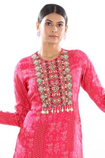 Picture of  Charming Pink Colored Designer Suit