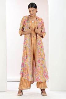 Picture of Lovely Yellow Colored Designer Suit