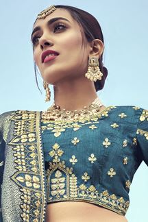 Picture of LovelyTeal Colored Designer Lehenga Choli