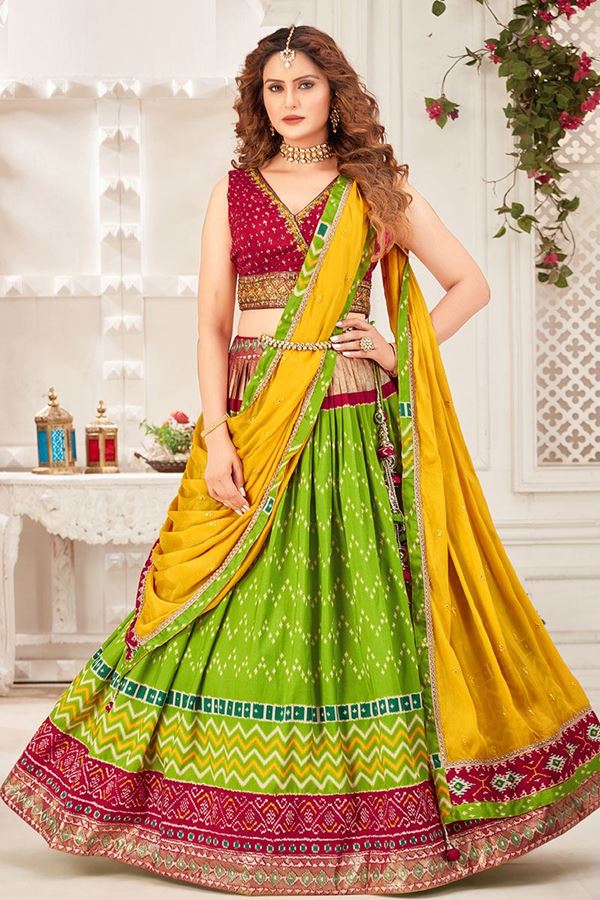 Picture of Impressive Multi Colored Designer Lehenga Choli