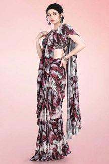 Picture of Exquisite Multi Colored Designer Saree