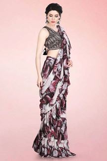 Picture of Exquisite Multi Colored Designer Saree