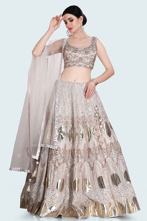 Picture of Heavenly Baby Pink Colored Designer Lehenga Choli