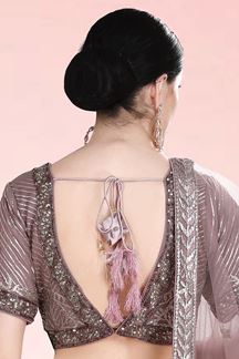 Picture of Impressive Lilac Colored Designer Lehenga Choli