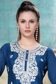 Picture of Irresistible Blue Colored Designer Kurti