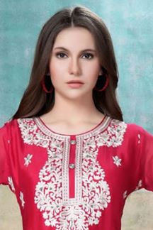 Picture of Stunning Red Colored Designer Kurti