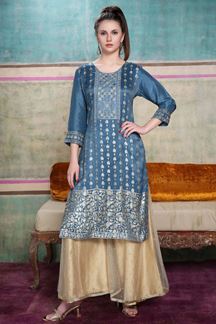 Picture of Charming Blue Colored Designer Kurti  