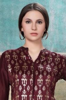 Picture of Bollywood Maroon Colored Designer Kurti