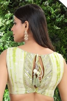 Picture of Amazing Shaded Green Colored Designer Lehenga Choli