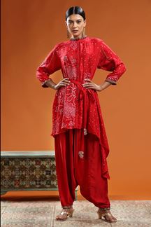 Picture of Awesome Red Colored Designer Suit