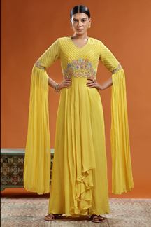 Picture of Spectacular Yellow Colored Designer Suit