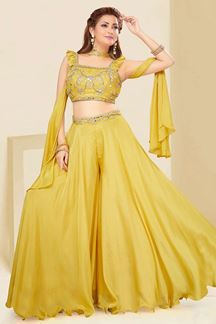 Picture of Glamorous Yellow Colored Designer Suit