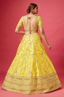 Picture of Divine Yellow Colored Designer Lehenga Choli